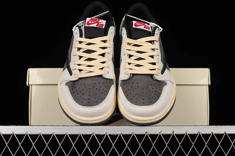 All categories Air Jordan Jordan series basketball shoes Air Jordan 1 Low Travis Scott x Air Jordan 1 Low OG AJ1 undercut low top DM7866-165